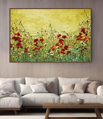 Irina Morisch - wild garden- XXL floral artwork-