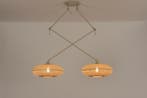 Rietveld Hanglampen - Bruin, Beige, Zand, Naturel - Metaal,, Verzenden, Nieuw
