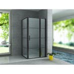 Zwarte Douchecabine 120X80X200 Rechthoekig (Douchecabines), Ophalen of Verzenden, Nieuw