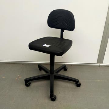 Ahrend werkstoel - PU kunststof zwart - ihv 40-53 cm, Ophalen of Verzenden, Nieuw