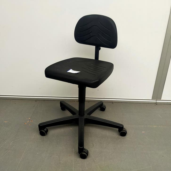 Ahrend werkstoel - PU kunststof zwart - ihv 40-53 cm, Huis en Inrichting, Stoelen, Ophalen of Verzenden