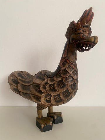 Mythisch dier; Naga en Eend - Beeld - Naga - Bali -