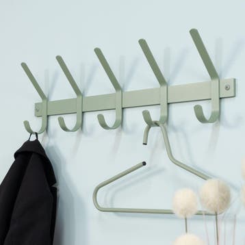 Spinder Design Dexter 5 wandkapstok - dusty green, Verzenden, Nieuw