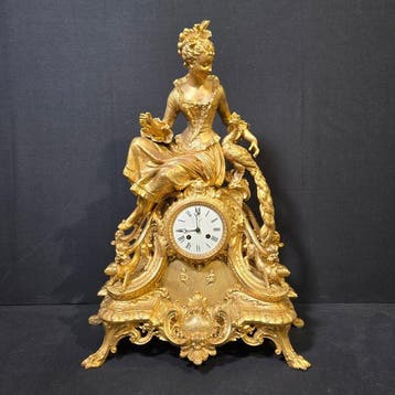 Figurale pendule Renaissance Legering - 1880-1900 - Melotte