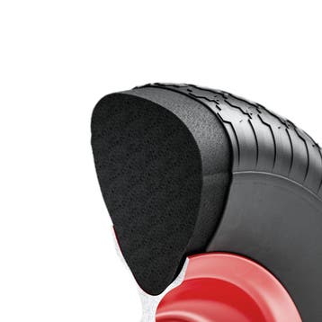 Kruiwagenwiel Zwart/Rood Rubber ø39cm max 200kg (Tuinieren), Verzenden, Nieuw