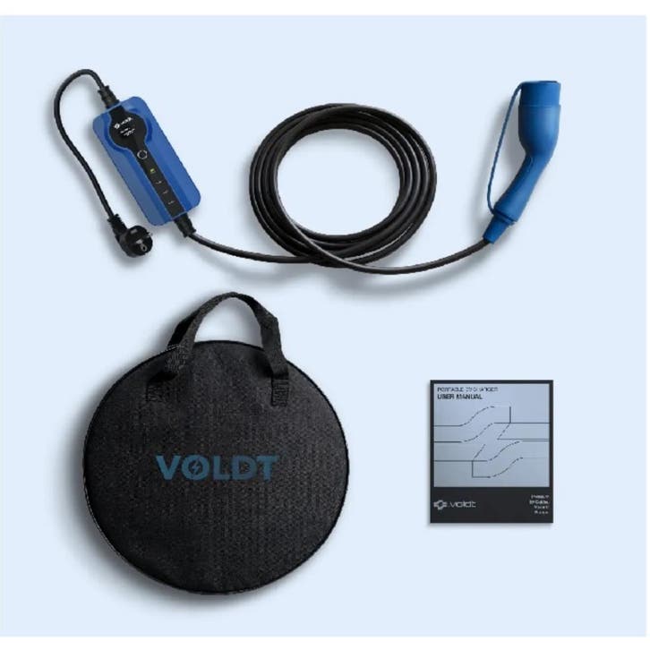 Voldt Laadkabel Type 2 Instelbaar 8A - 16A  3,7Kw 10 Meter, Telecommunicatie, Autoladers, Nieuw, Ophalen of Verzenden