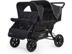 Childhome Two By Two - Wandelwagen - 4 Zits - Zwart, Verzenden, Zo goed als nieuw