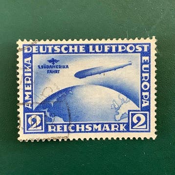 Duitse Rijk 1930 - 2 Mark Zuid-Amerika Fahrth - Michel 438, Gestempeld