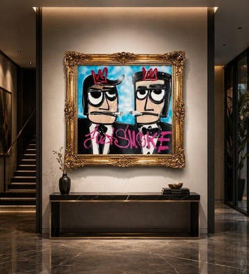 Timo Wedell - Just Smoke - XL- Basquiat Style