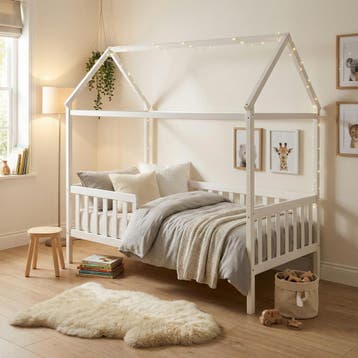 Uniek Kinderbed | Huis | 160cm | Laatste Stuks!, 85 tot 100 cm, Nieuw, Ophalen of Verzenden, Matras