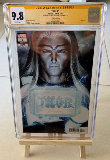 Thor 1 - Thor #1 (2020) – CGC Signature Series 9.8 White, Boeken, Nieuw