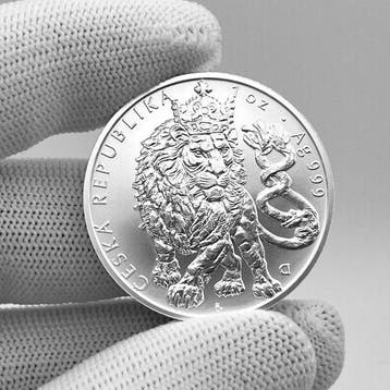 Niue. 5 Dollars 2026 – Czech Lion – 1 oz Silver – 2 Dollars