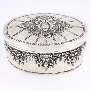 Mulyo Sucipto - Djokja - Koektrommel - .800 zilver