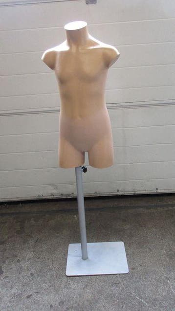 Paspop, Etalagepop Kind, B33 x D18 x H112cm, huidkleur, Gebruikt