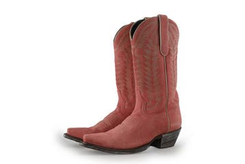 Caborca Cowboy laarzen in maat 40 Roze, Caborca, Overige kleuren, Verzenden, Zo goed als nieuw