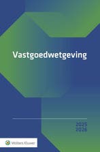 9789013178487 Vastgoedwetgeving 2025-2026, Verzenden, Nieuw