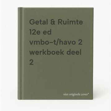 Getal & Ruimte 12e ed vmbo-t/havo 2 werkboek deel 2, Verzenden, Gelezen