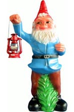 Grote tuinkabouter met lantaarn, Tuin en Terras, Verzenden, Nieuw