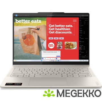 Lenovo Yoga 7 14AKP10 Copilot+ PC 14  AMD Ryzen AI 7, Verzenden, Nieuw, Lenovo
