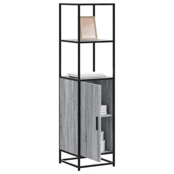 vidaXL buffetkast 35,5x35x139 cm bewerkt hout en metaal, Verzenden, Nieuw, Overige houtsoorten