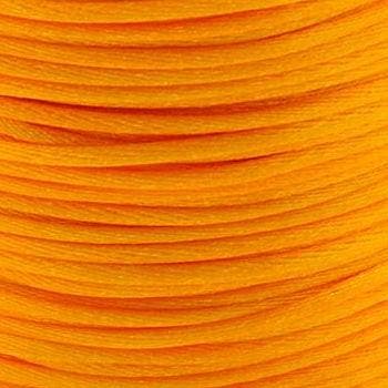 2 meter Macrame Satijndraad 1.0 Amber Orange (Macramé koord, Ophalen of Verzenden, Nieuw, Draad