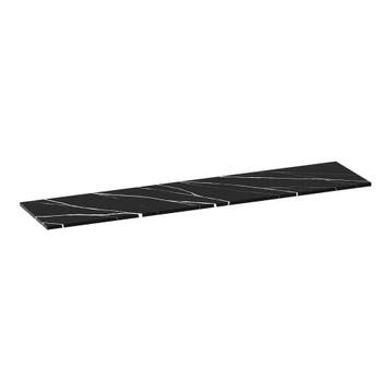 Brauer Mirage Topblad - 200 cm - Marmerlook Nero Marquina, Ophalen of Verzenden, Nieuw