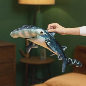 Schattige Hamerhaai Pluche Knuffel - Ocean Animal Speelgoed, Verzenden, Nieuw