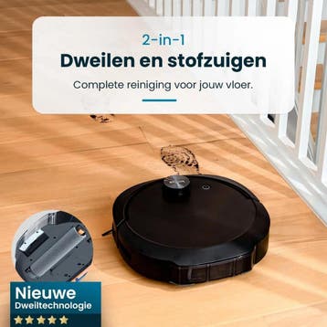 EZIclean Z10 Plus Robotstofzuiger en Dweilrobot -, Witgoed en Apparatuur, Ophalen of Verzenden, Gebruikt