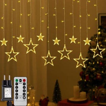 LED Lichtgordijn - Kerstversiering  - Kerstverlichting - 3 m, Verzenden, Zo goed als nieuw