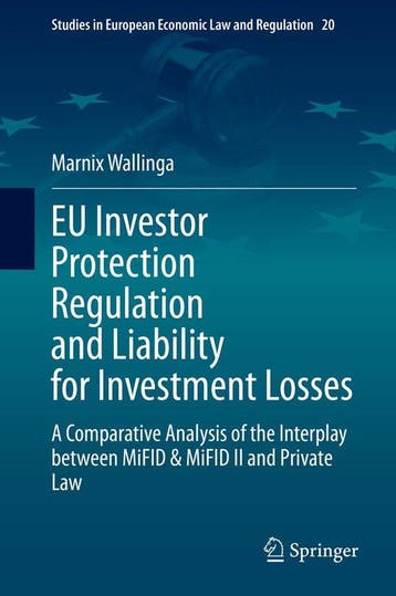 9783030540005 EU Investor Protection Regulation and Liabi..., Verzenden, Nieuw, Marnix Wallinga
