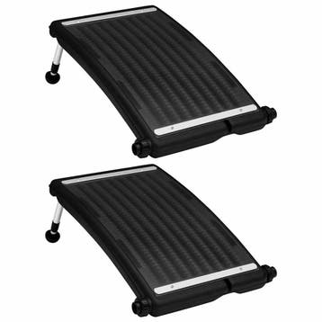 vidaXL Zwembadverwarmingspaneel solar 2 st gebogen 72,5x46, Tuin en Terras, Verzenden, Nieuw