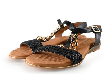 Dolcis Sandalen in maat 39 Zwart, Dolcis, Verzenden, Zwart, Sandalen of Muiltjes