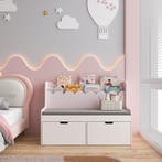 Kindermeubel Vestnes kinderbank met opbergrek en kussen 100x, Kinderen en Baby's, Kinderstoelen, Verzenden, Nieuw
