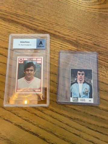 Panini michel plat - 2 Sticker - Excellent (EX), Nieuw