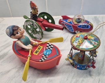 Unknown - Opwindbaar blikken speelgoed - 1950-1959