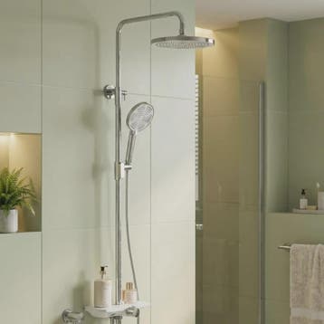 Thermostatische Douchekraan met Regendouche en Handdouche -, Doe-het-zelf en Verbouw, Sanitair, Verzenden, Nieuw