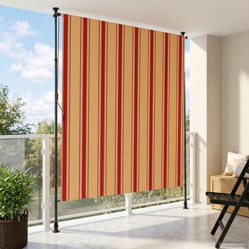 vidaXL Buiten Rolgordijn Multikleur 200 x 270 cm, Tuin en Terras, Zonneschermen, Verzenden, Nieuw