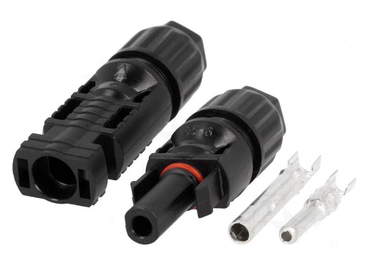MC4 connector Male + Female - Zonnepaneel - 100 stuks, Doe-het-zelf en Verbouw, Elektra en Kabels, Overige typen, Nieuw, Ophalen of Verzenden