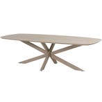 Nevada low dining tuintafel 250x105xH69 cm deens ovaal, Ophalen of Verzenden, Nieuw