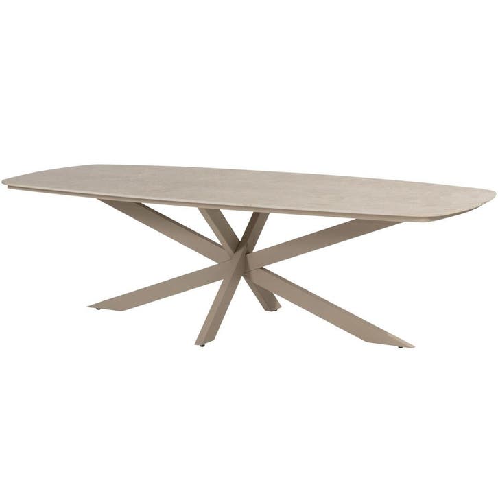 Nevada low dining tuintafel 250x105xH69 cm deens ovaal, Tuin en Terras, Tuintafels, Nieuw, Ophalen of Verzenden