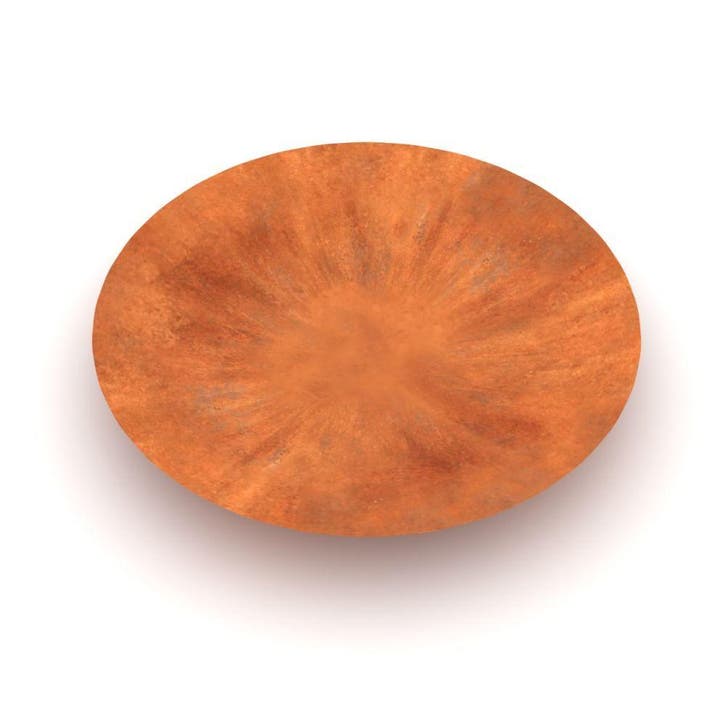 Geroba Diablo 01 vuurschaal rond 600x80mm - Cortenstaal, Tuin en Terras, Vuurschalen, Nieuw, Verzenden