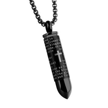 Fako Bijoux - Religieuze Kruis Kogel Hanger - Bullet Ketting, Verzenden, Nieuw