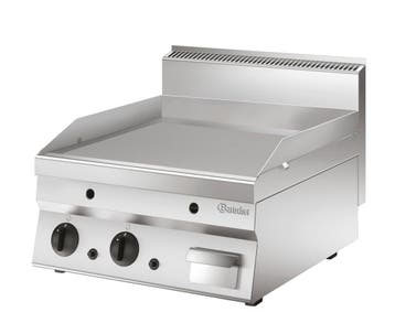 Bartscher Bakplaat 650 600G-Gas | Gas | Glad Verchroomd | 13, Ophalen of Verzenden, Nieuw in verpakking