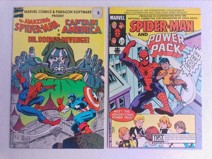 Spider-man & PowerPack; The Amazing Spider-Man & Captain, Boeken, Strips | Comics