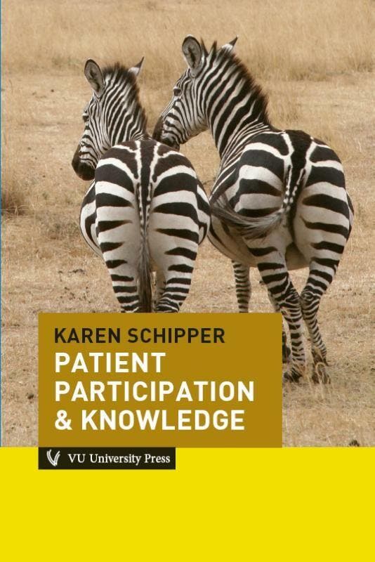 Patient participation & knowledge - Karen Schipper, Boeken, Taal | Engels, Gelezen, Verzenden