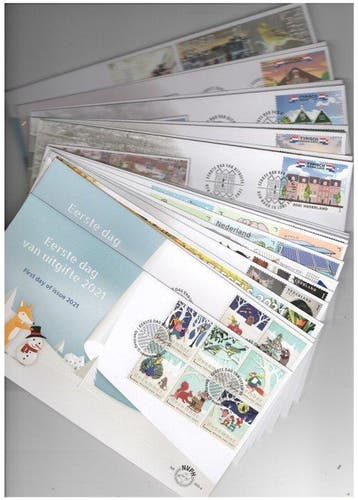 Nederland 2020/2021 - Nederland 2020/2021 fdc (014), Postzegels en Munten, Gestempeld