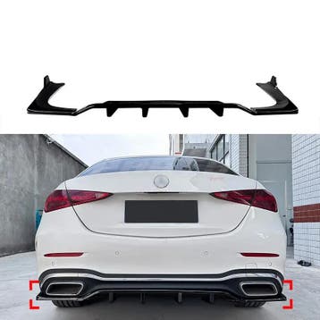 Diffuser Extension Voor Mercedes C Class W206 AMG Line – AMG, Ophalen of Verzenden, Nieuw