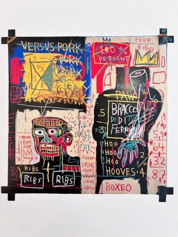 Jean-Michel Basquiat - The Italian Version of Popeye has no