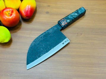 Keukenmes - Cleaver - Handgemaakt D2-staal Japans-stijl Max
