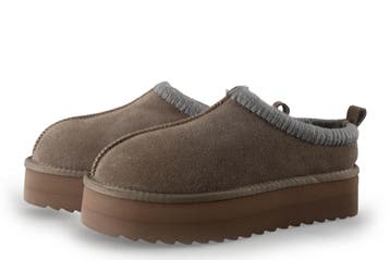Colors of California Pantoffels in maat 40 Beige, Verzenden, Beige, Zo goed als nieuw, Pantoffels of Sloffen